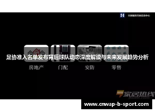 足协准入名单发布背后球队动态深度解读与未来发展趋势分析