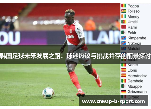 韩国足球未来发展之路:球迷热议与挑战并存的前景探讨 韩国足球未来发展之路:球迷热议与挑战并存的前景探讨